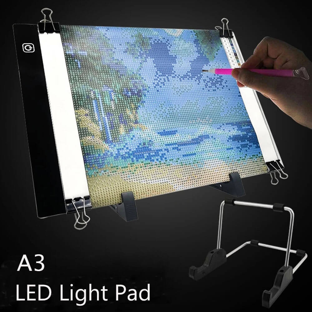 Diamond Painting A3 LED Light Pad Tablet Ultrathin Dimmable – OLOEE