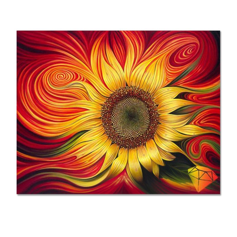 Art Painting of Sunflower, 5D Diamond Painting Kits