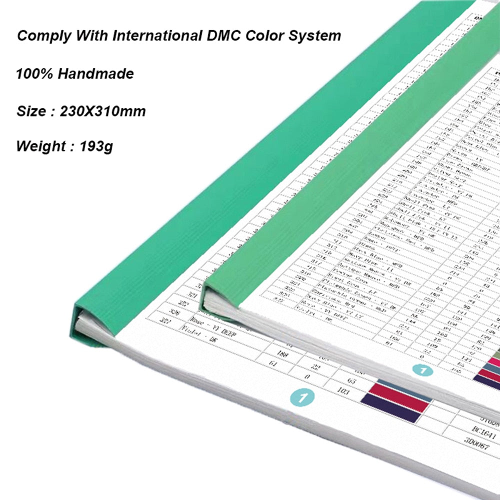 DMC Color Chart Log : Diamond Painting Log and DMC Color Chart Book to  Collect Drills (Paperback) 