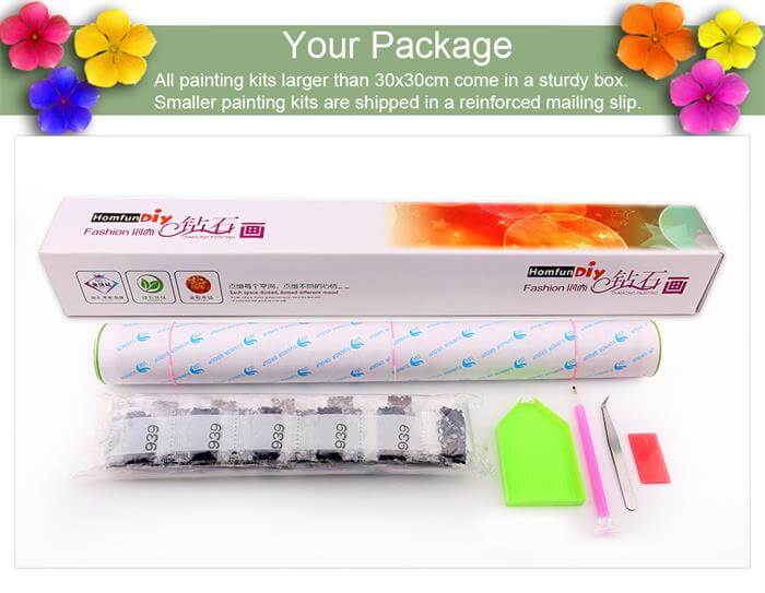 Flower Basket Daisy, 5D Diamond Painting Kits