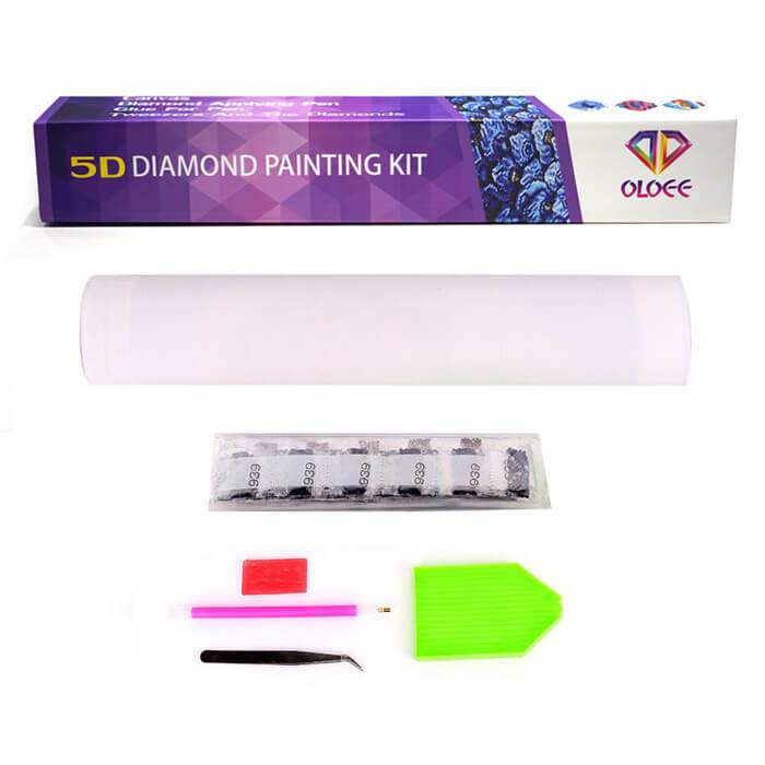 5D Diamond Painting Rainbow Moon Kit