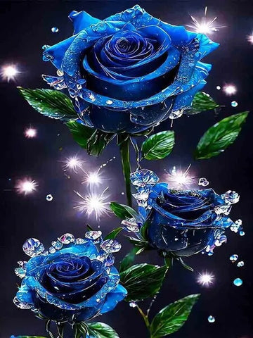 Crystal Blue Roses
