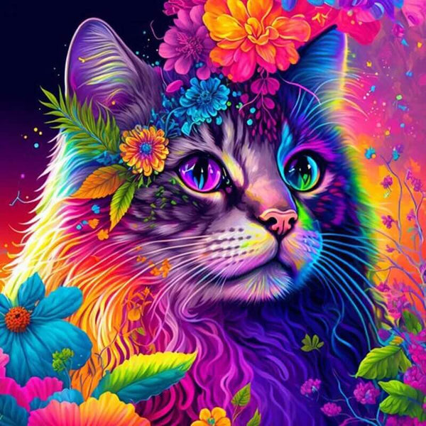 Flower-Crowned Cat