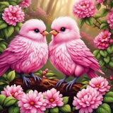Two Pink Birds