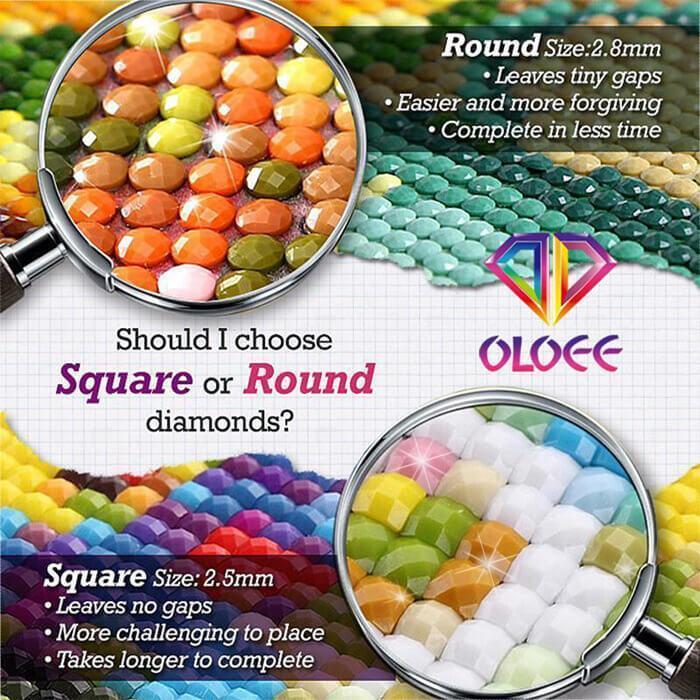 5D Full AB Square Round Drills Rainbow Dragon Diamond Painting (5-10 AB  Colors) 50X75cm(19.7X29.5) (Full Square Drill)
