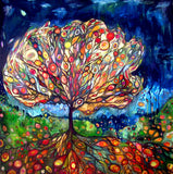 Diamond Painting Colorful Tree Abstract - OLOEE
