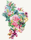 Diamond Painting Skull Bouquet Of Flower - OLOEE