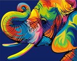 Diamond Painting Colorful Elephant - OLOEE