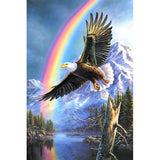 Diamond Painting Rainbow Flying Eagle - OLOEE