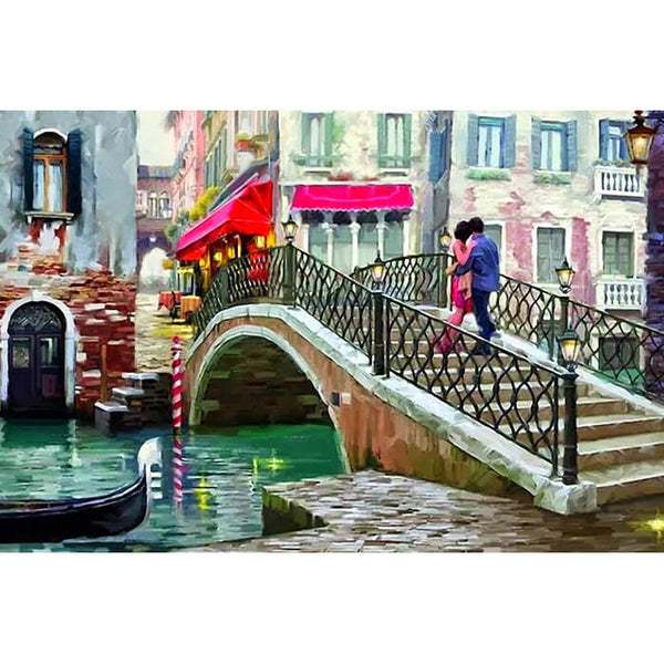 Diamond Painting Venice Bridge Love - OLOEE