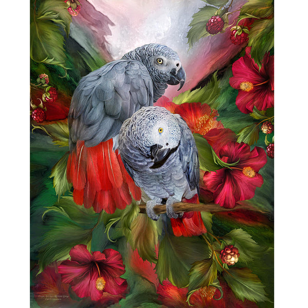 Diamond Painting Two Parrots - OLOEE