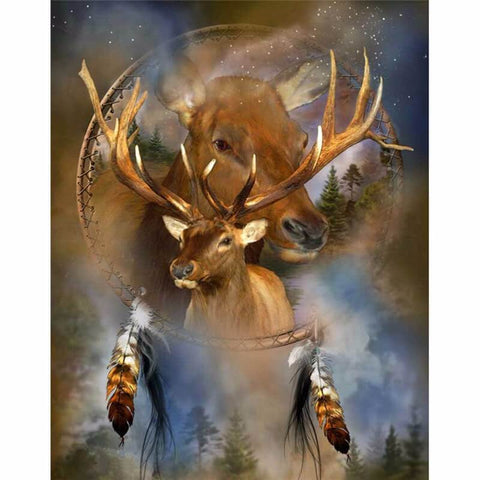 Diamond Painting Elk Dreamcatcher - OLOEE