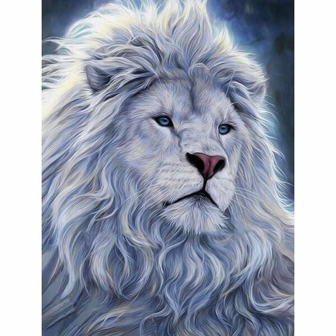 Diamond Painting White Lion King - OLOEE