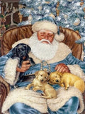 Diamond Painting Nap Time Dog Christmas - OLOEE
