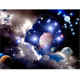 Diamond Painting Nebula Planet Space - OLOEE
