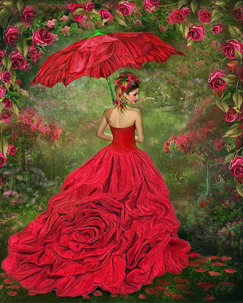 Red Rose Girl