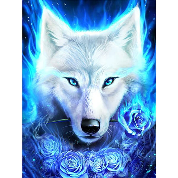 White Wolf Dream Catcher – OLOEE