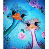 Two Ostriches