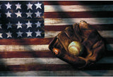 American Flag Baseball