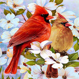 Diamond Painting Two Cardinals - OLOEE