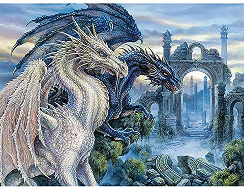 Diamond Painting Tale Of The Dragons - OLOEE