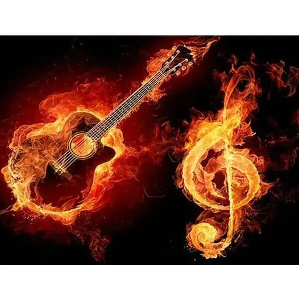 A Guitar's Fiery Song
