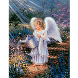 Diamond Painting Angel In Garden - OLOEE