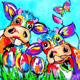Diamond Painting Two Cows - OLOEE