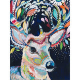 Diamond Painting Abstract Colorful Deer - OLOEE