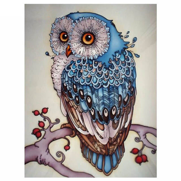 Diamond Painting Berry Branch Owl - OLOEE