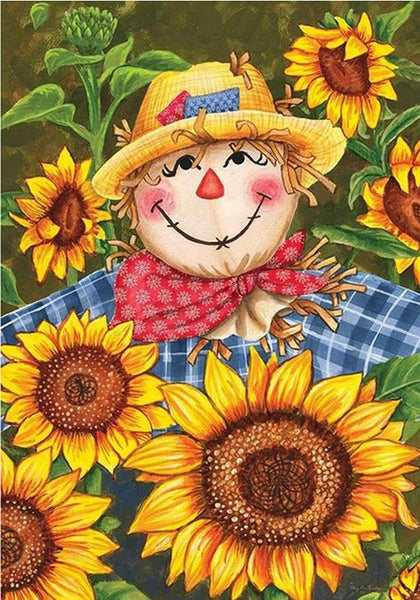 Sunflowers Scarecrow