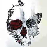 Rose Skull Butterfly