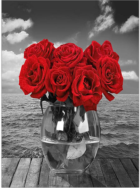 Seaside Red Rose