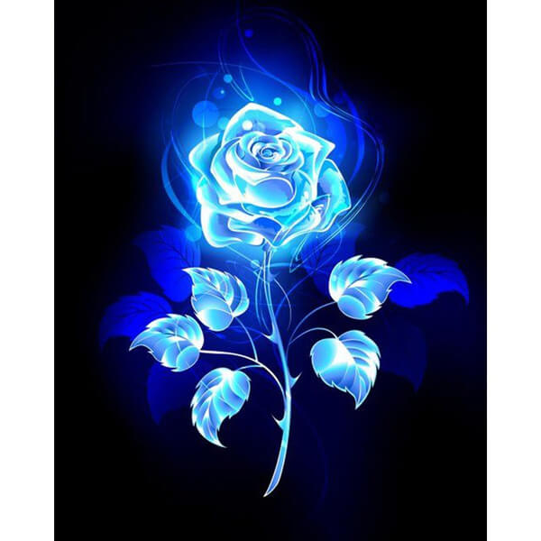 Blue Flame Rose