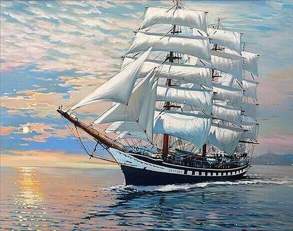 Diamond Painting Big Sailing Boat - OLOEE