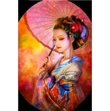 Diamond Painting Japanese Woman - OLOEE