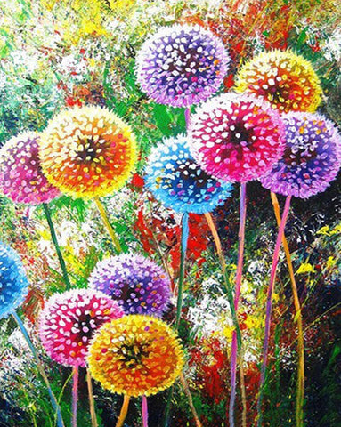 Diamond Painting Colorful Dandelion - OLOEE