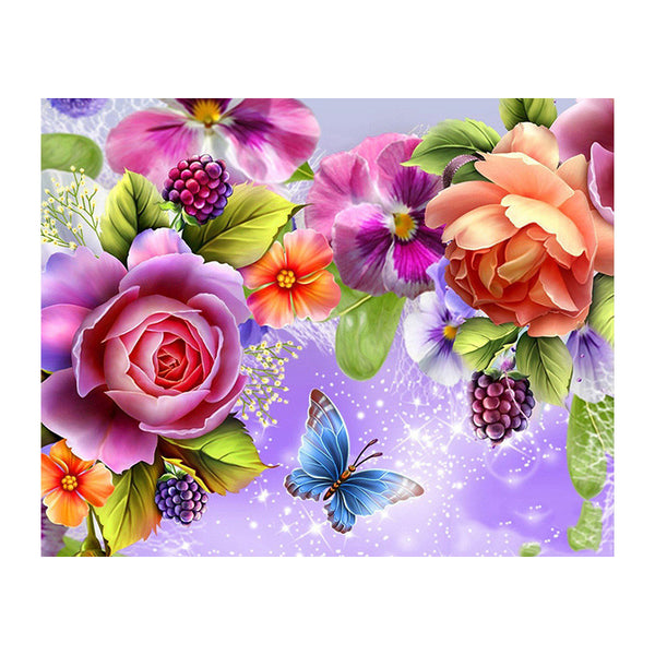 Diamond Painting Colorful Flowers Bloom - OLOEE