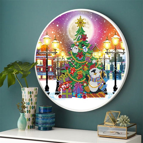 Diamond Painting Hanging Christmas Tree With Frame - OLOEE