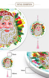 Diamond Painting Hanging Santa Claus With Frame - OLOEE