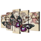 Diamond Painting Butterfly Fowers - OLOEE
