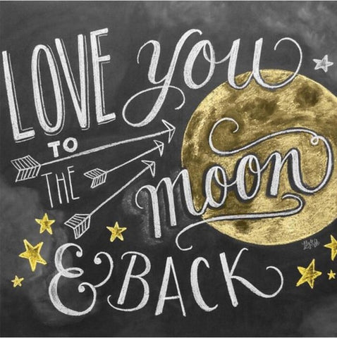 Diamond Painting Love You To The Moon and Back - OLOEE