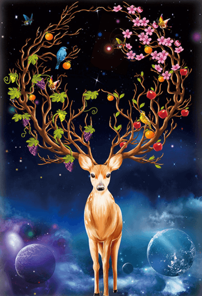 Diamond Painting Seasons Deer - OLOEE