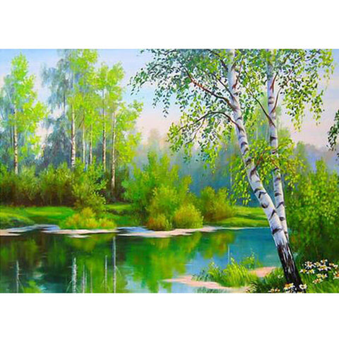 Diamond Painting River Landscape - OLOEE