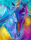 Diamond Painting Couple Horse Painting - OLOEE