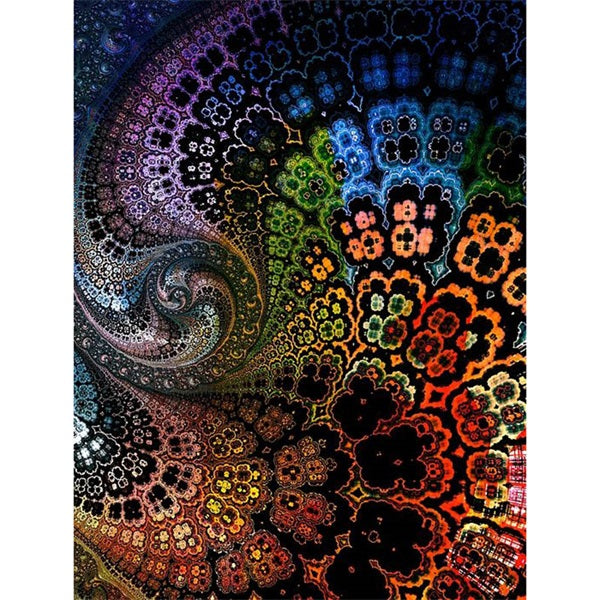 Diamond Painting Colorful Fractal - OLOEE