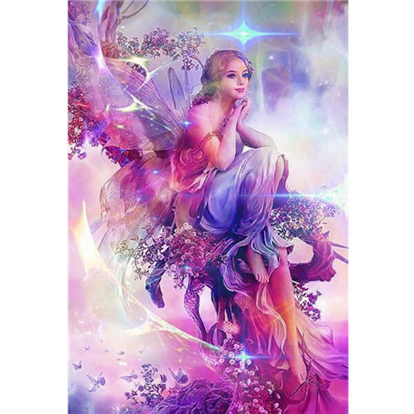 Flowers Angel Pictures, 5D Diamond Painting Kits