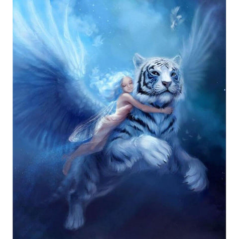 Diamond Painting Angel Tiger - OLOEE