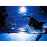 Diamond Painting Moonlight Sea - OLOEE