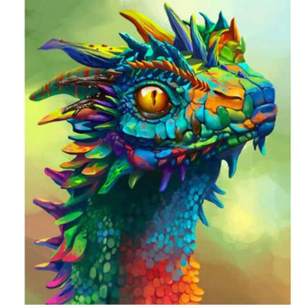 Diamond Painting Colorful Monster - OLOEE